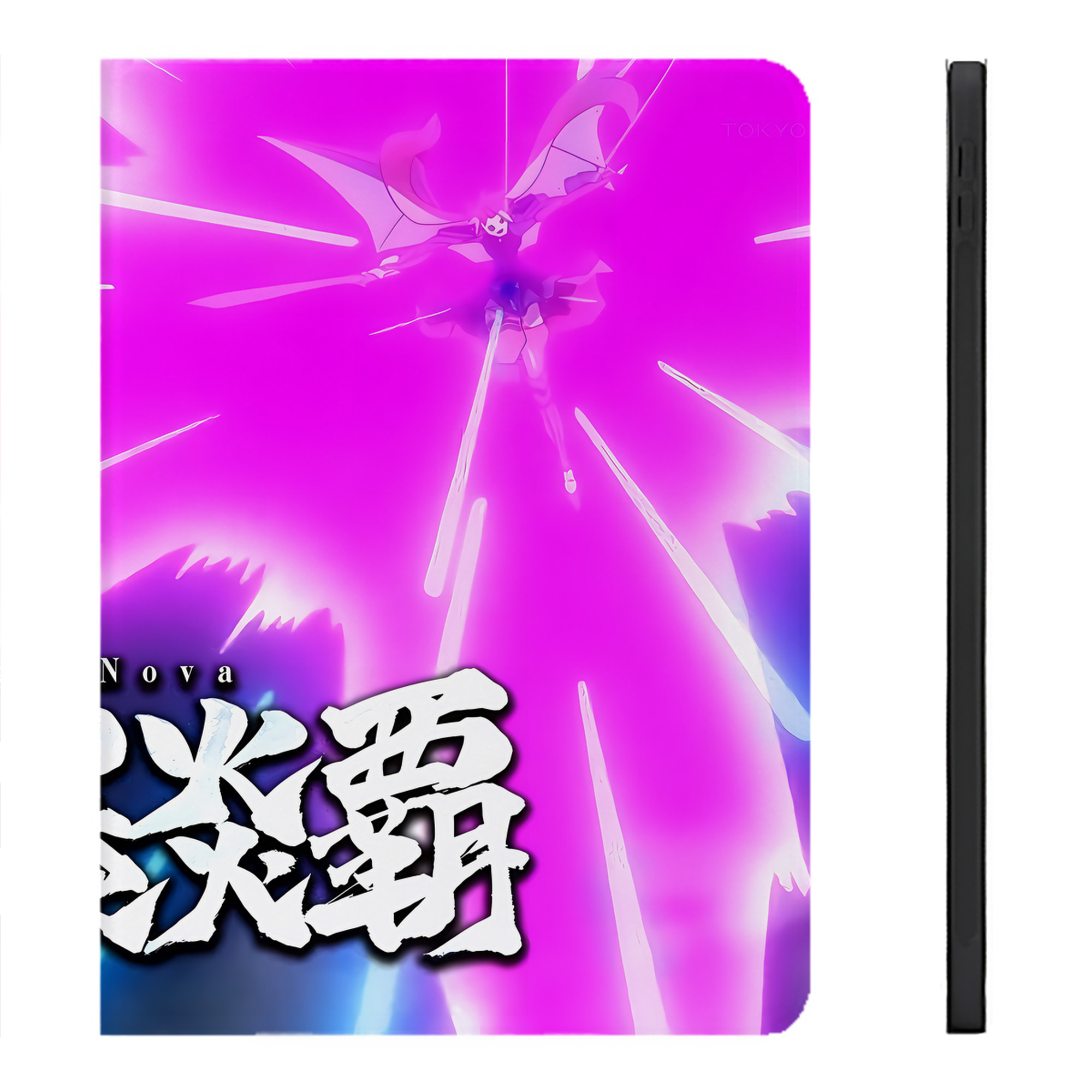 （画像用） 転スラ Regarding Reincarnated to Slime IPadケース ペンホルダー付き ブックスタイルデザイン